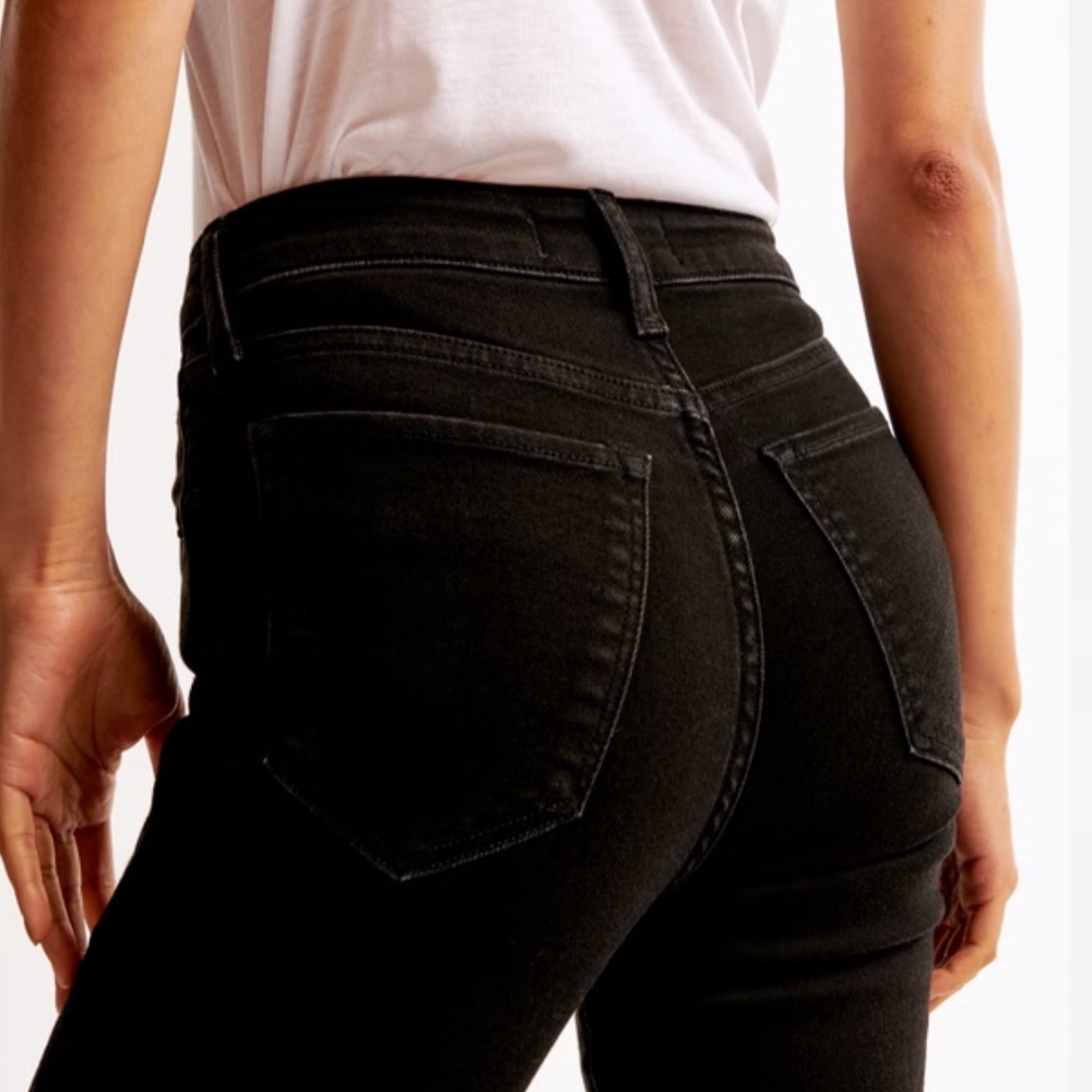 Abercrombie & Fitch High Rise Black Jeans